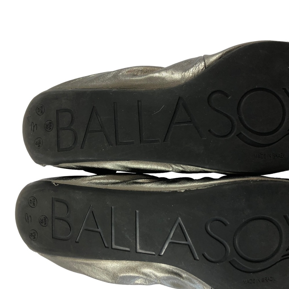 Ballasox by Corso Como Women Black & Silver 2 Tone Prince Ballet Flats US 10 - Picture 8 of 10